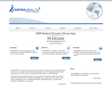 Tablet Screenshot of infrahealth.com